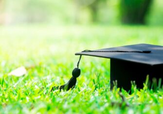 Graduation cap in grass Ready for Commencement? Here Are the Top Landscaping Enhancements to Consider